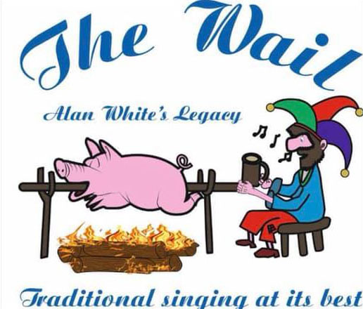 singing at the late-night banquet at the Wail
